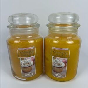 2x Yankee Candle Vanilla Cupcake New 22oz Each